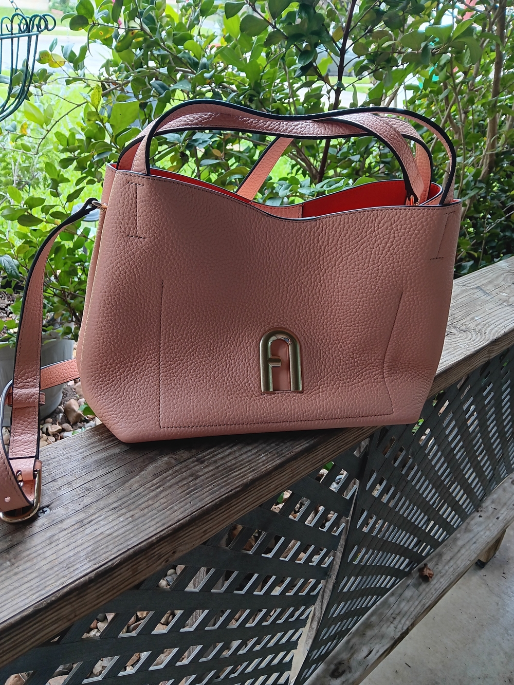 Furla Italian Leather Hobo Bag